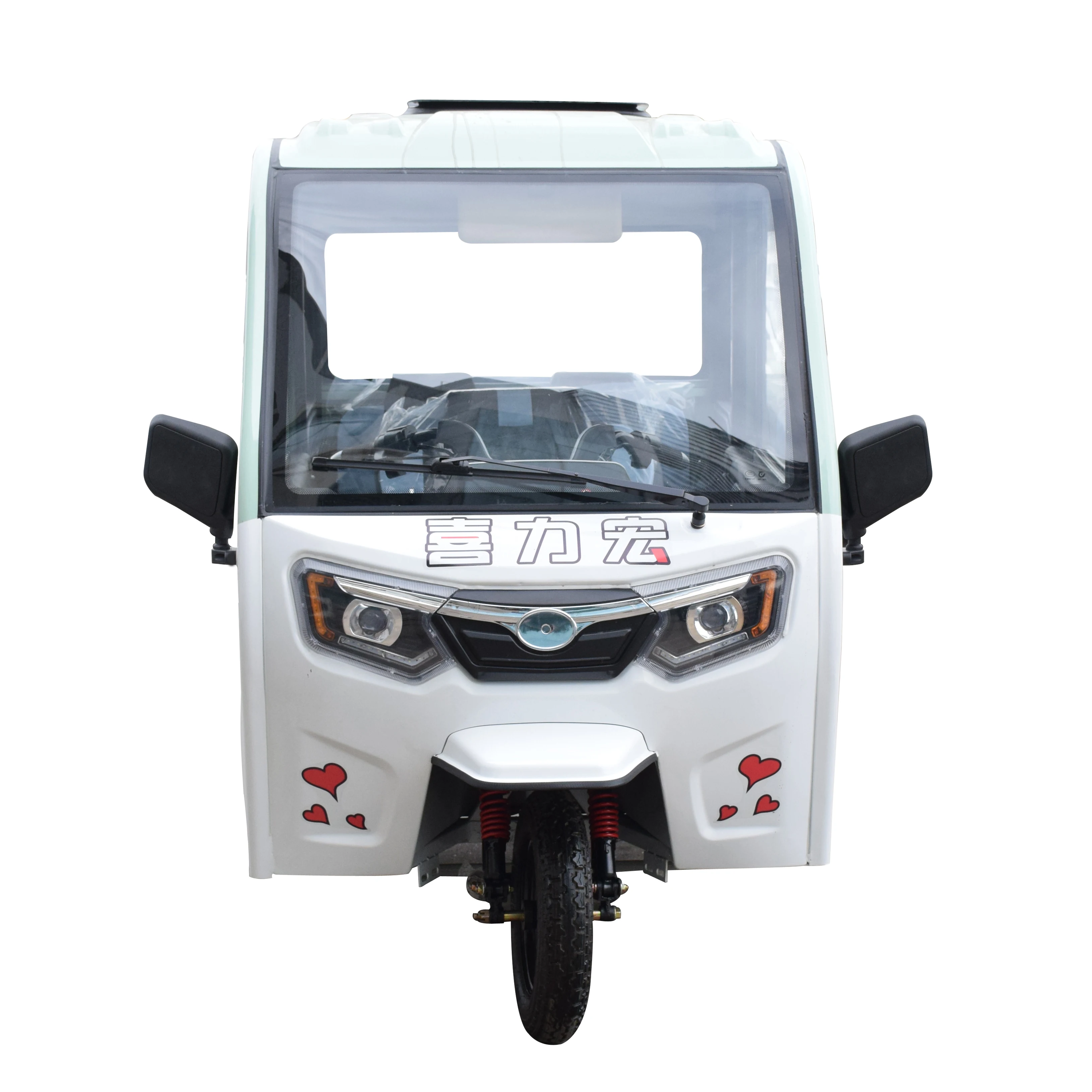 New 3-Wheel Electric Scooter for Adults Enclosed Passenger Electric Tricycle Cheap Mobility Tuk Tuk Electric Electric Tricycles