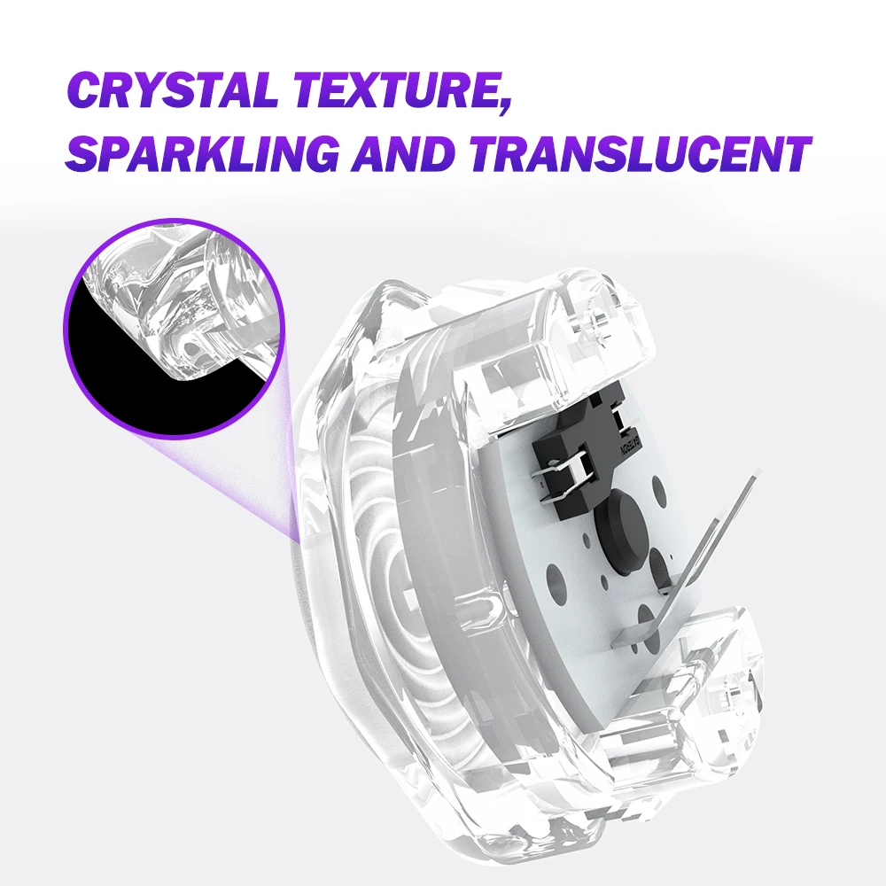 Sehawei 20Pcs Kailh Choc V2 Low Profile Crystal Switches - Custom Mechanical Keyboard Switches For Arcade Controllers