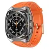 Transparent black frame + orange