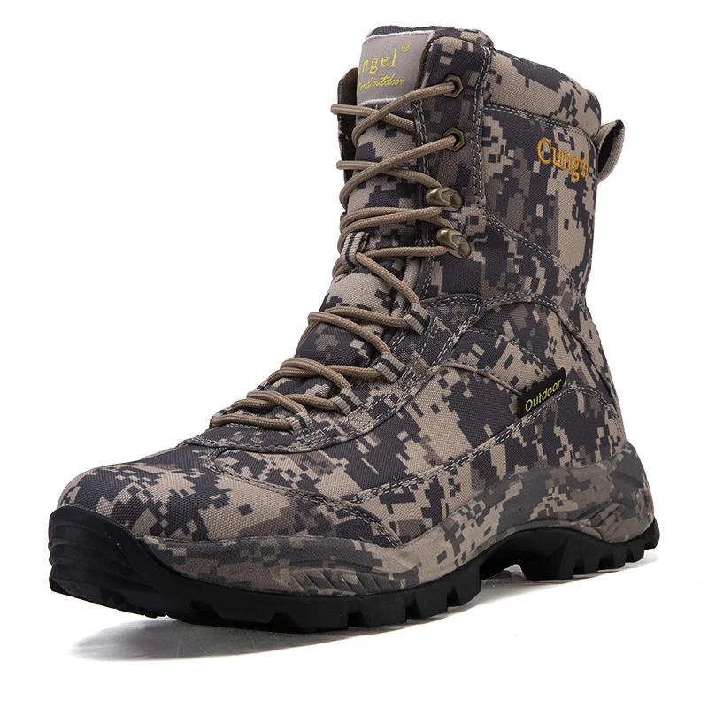 tactical camo boots