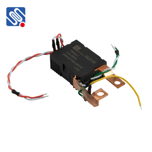 Meishuo MLE-80 109-B-L1 High Power Electromagnetic Relay 9VDC 1.5W 80A 250VAC Miniature 1 Group NC Latching Relay Sealed