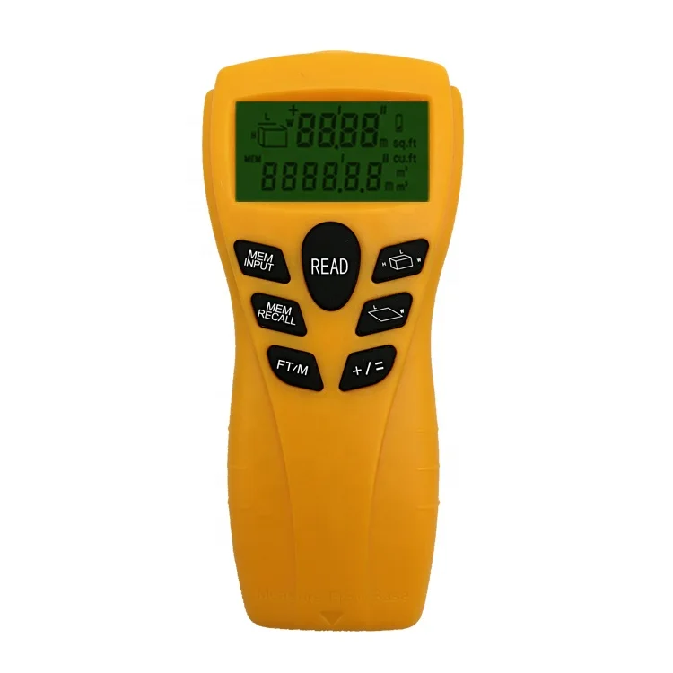 2-in-1 Muti-function Ultrasonic Laser Distance  Measured Meter and Stud Finder