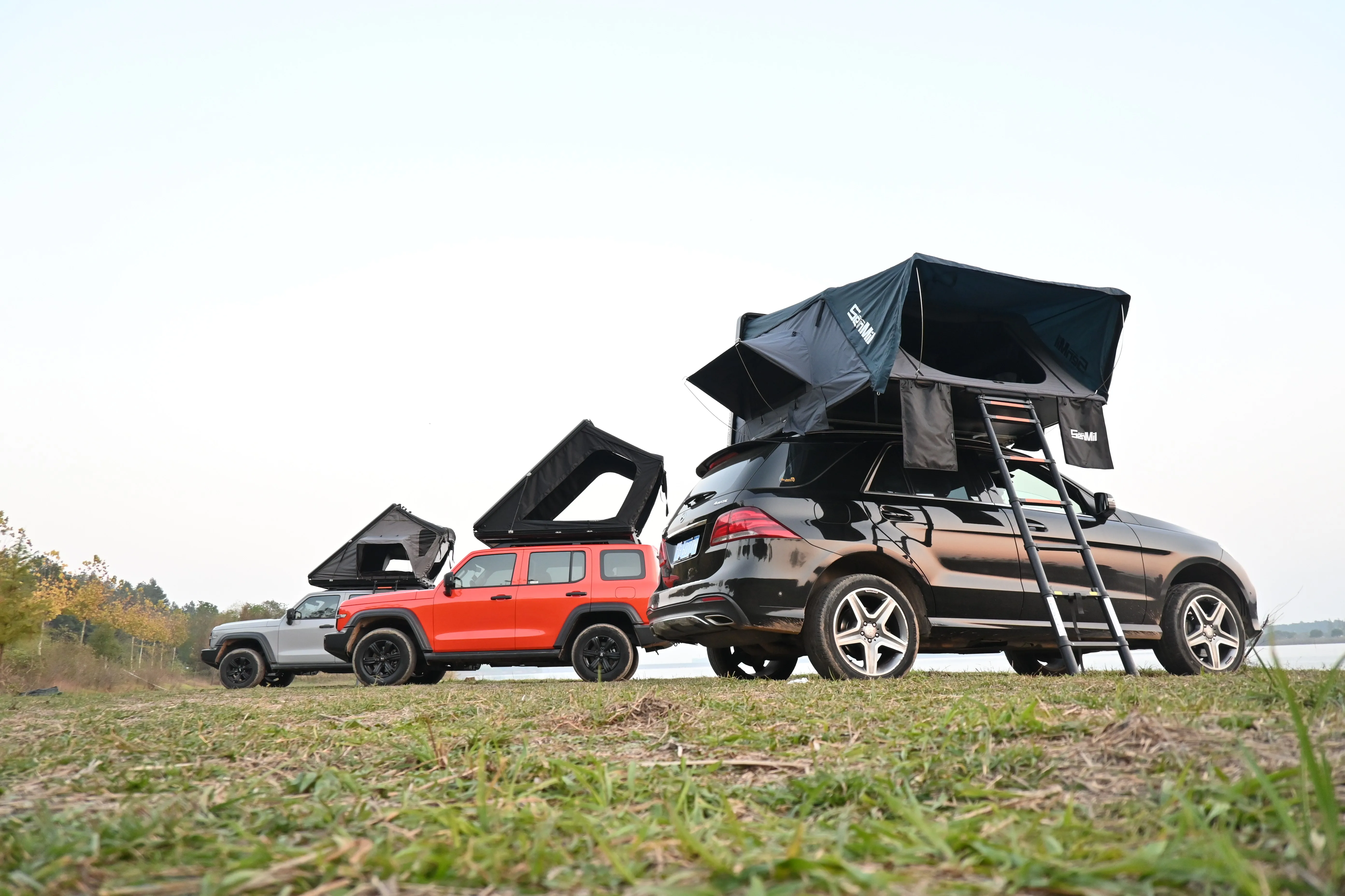 Quick Setup Foldable Car Tent Rooftop Tent Uv Resistant Waterproof