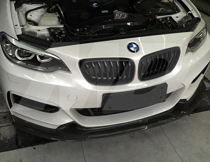 Exotic Style Carbon Fiber Front Lip For 2014-2016 Bmw 2 Series F22 ...