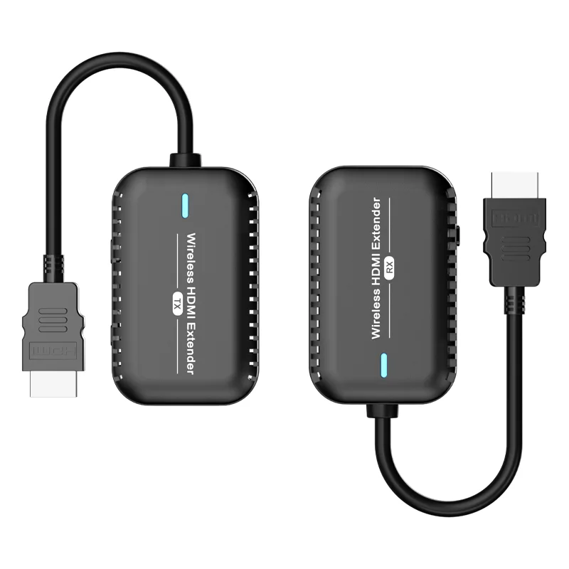 HOOMC  Mini 30M Wireless HDMI Extender HD 1080p Audio Transmitter and Receiver with Plug and Play Feature
