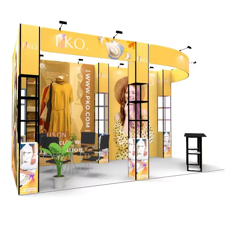 Tian Lang Promotional Portable Exhibition Booth Mfano Au Kipengele Kipya Cha Trade Show Trade Show Display Booth