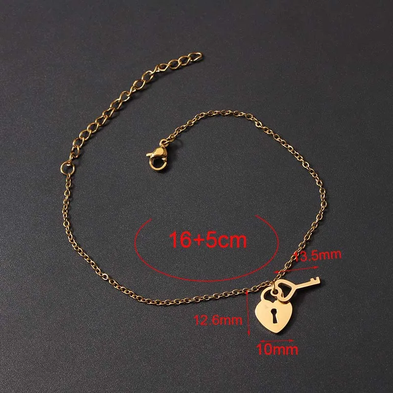 Lock And Key Charm Bracelet