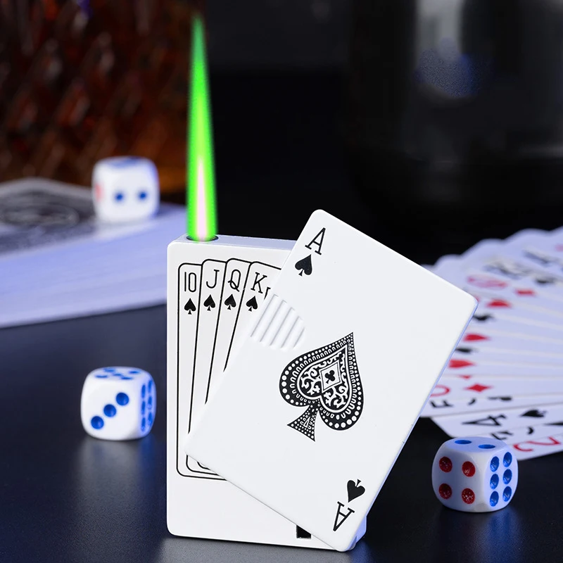 Wholesale Best-Selling Jet Flashlights, Windproof Playing Cards, Smoking Accessories, Metal Lighters