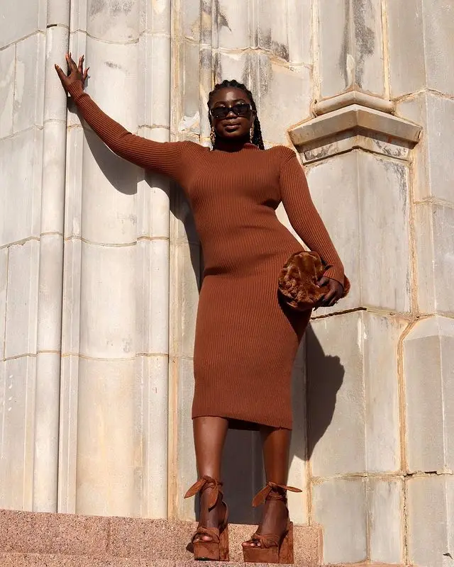 2022 Новый стиль Горячая Распродажа однотонное модное длинное женское платье-свитер большого размера