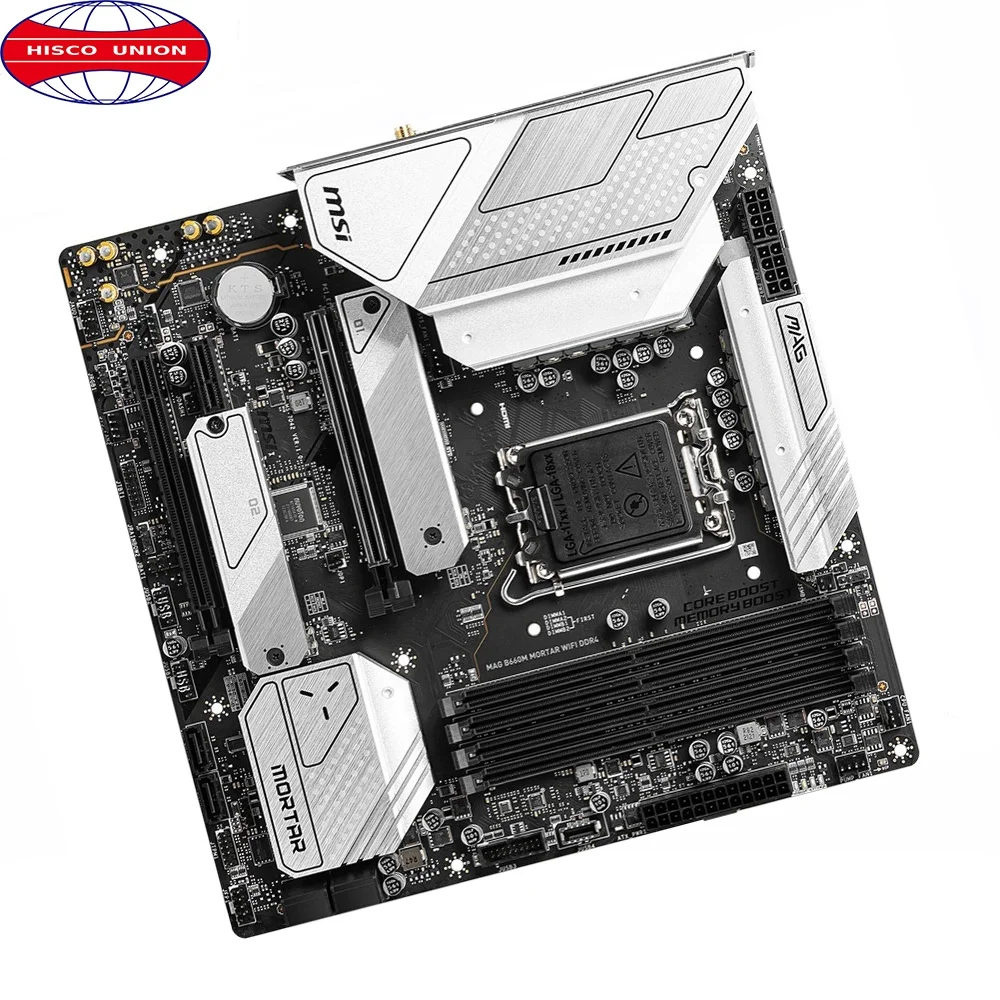 MSI B660M MORTAR WIFI DDR4 Motherboard - Supports CPU 12400/12700
