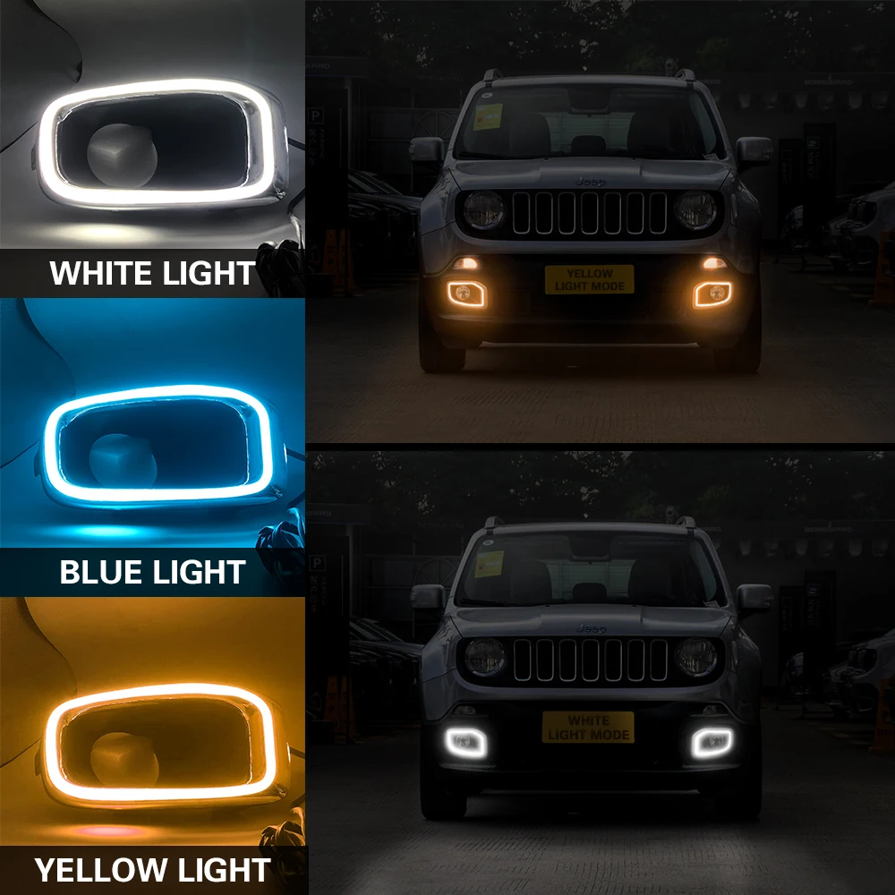 Memiuyelay DRL & Turn Signal Light Bulb Socket Kit - Fits Jeep Renegade 2014-2021 Models - View #7