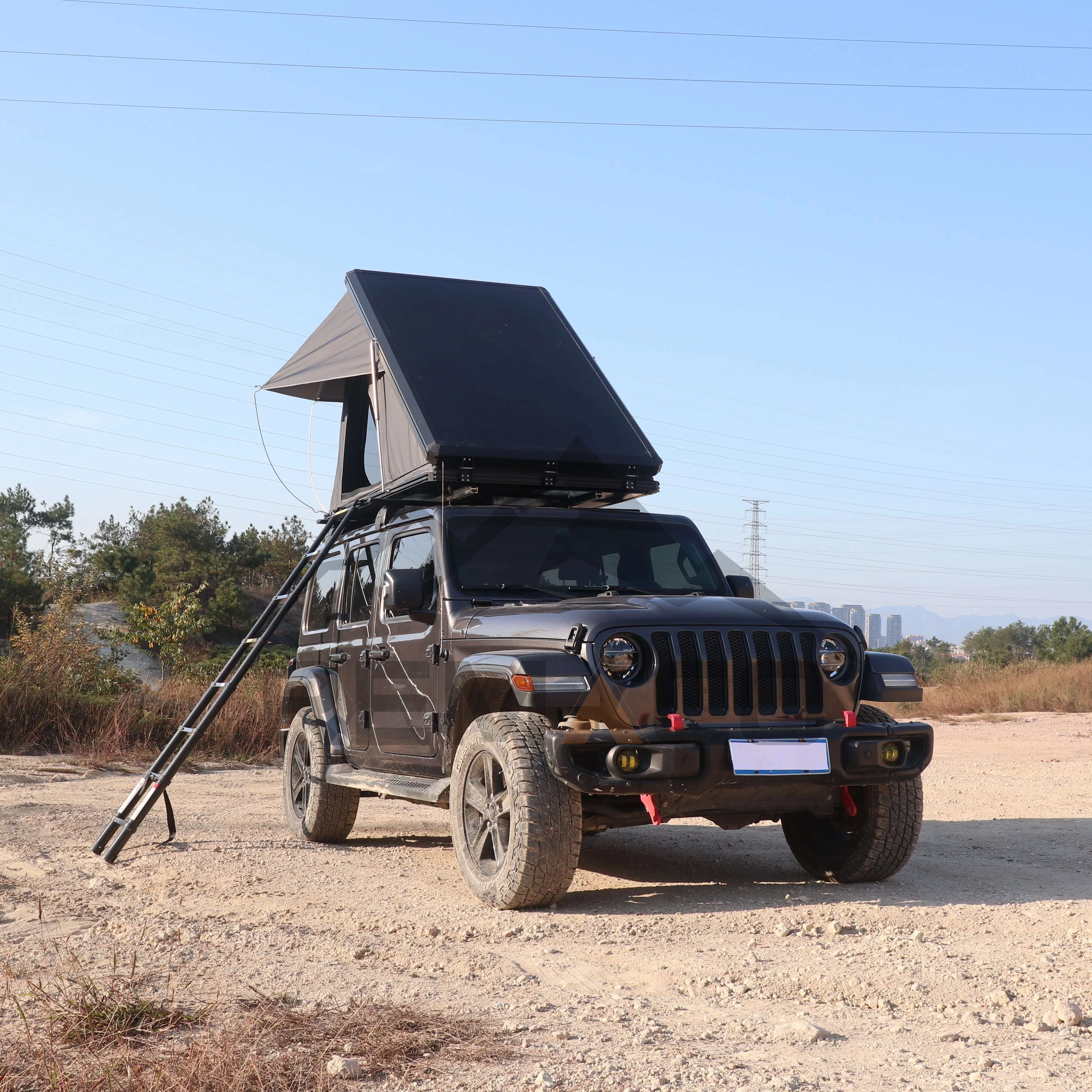 4-Personen Overland Camping Aluminium Slimline Dachzelt fr SUV Hartschalen-Canvas  Autodachzelt Dachzelt| Alibaba.com