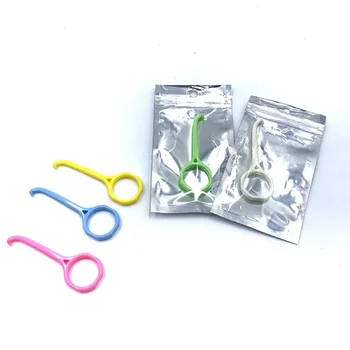 Individual Package Colorful  Orthodontic Invisible Remover Braces  Plastic  Aligner Removal Tool Hook