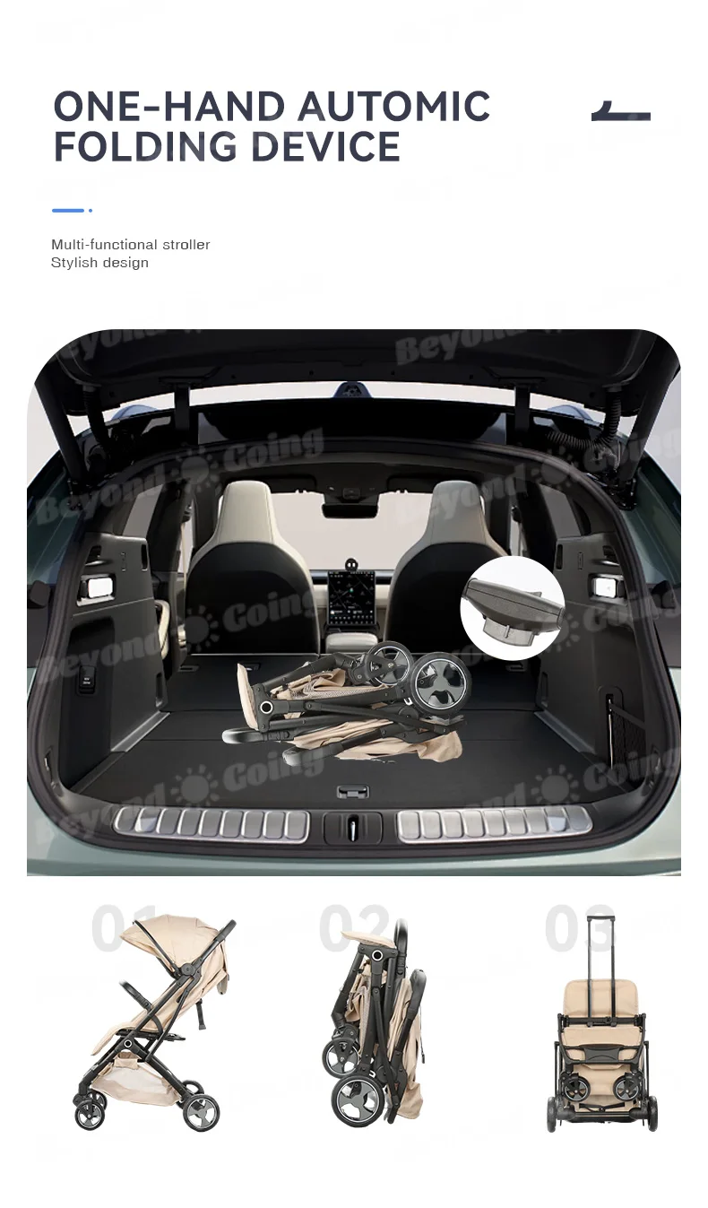 Newborn gifts items Aluminum frame fashion baby stroller baby pram