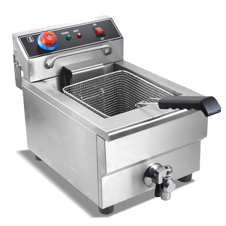 Wholesale price potato chips Fryer Machine Electric Chicken Deep Fryer  with valve