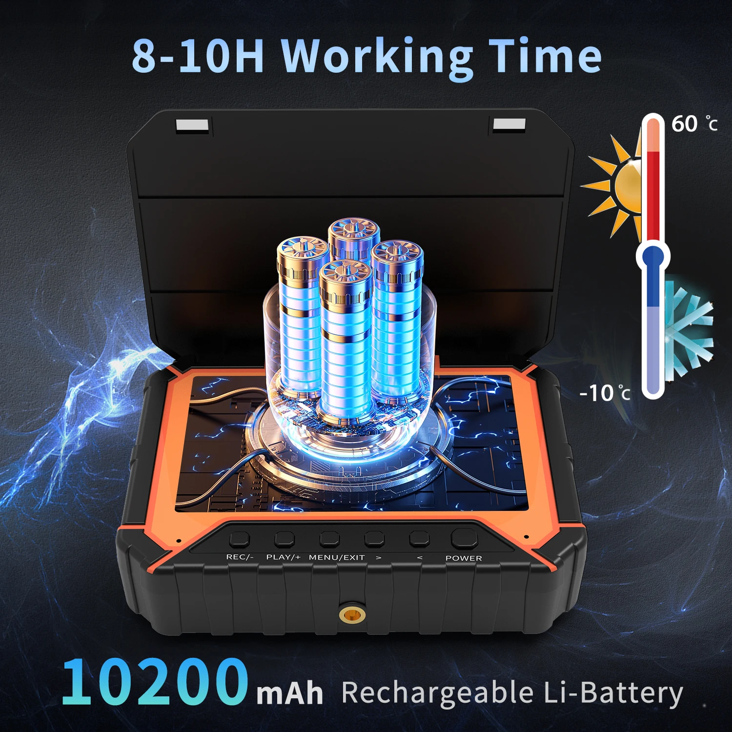 10200mAh Sewer Camera DVR 32GB&Meter Counter 1080P IP68 Pipe Camera With 23mm HD Lens Drain Camera 5inch Monitor 10m/20m/30m/40m/50M Optional details