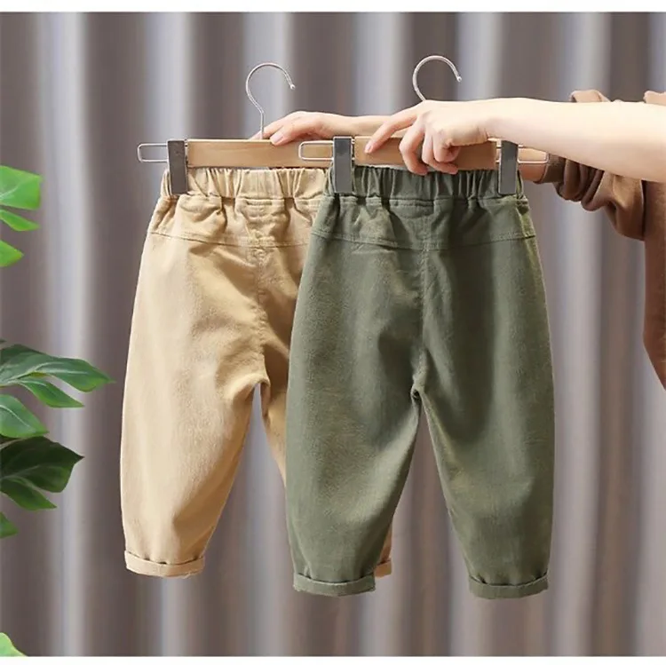 Q4406 Spring Summer 2024 Baby Parachute Trousers Boys Casual Pants Bottoms 1-10 years cheap Cargo Pants