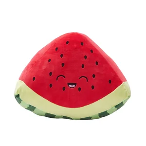 Custom Cute 3D Fruit Shaped Pillow Bolster Super Soft Plush with PP Cotton Filling and LED Lighting