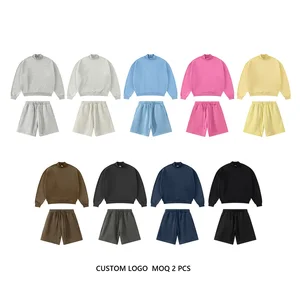 Manufacturers Custom Logo Tracksuits Workout Sets Unisex High Quality Hoodie and Joggers Set For Women