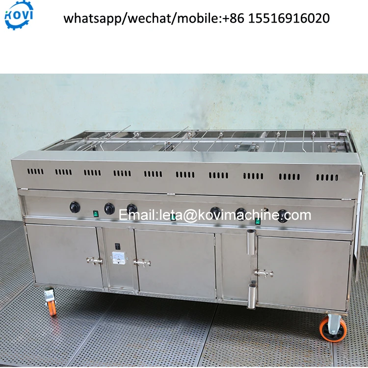 Gas Chicken Roasting Machine Charcoal Bbq Grills Chicken wings Grill Machine