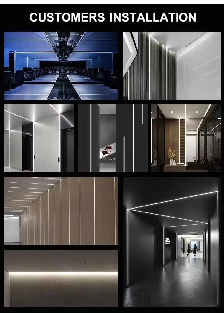 EU Warehouse U Shape Alu Extrusion Housing Channel PC Diffusion Profiles for LED Strip Aluminum Profile LED details