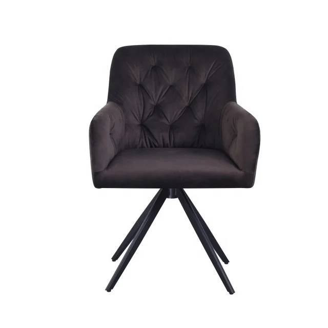 Factory Customized Swiveling Dining Chairs With Strong Metal Frame Modern Chairs for Dining Home