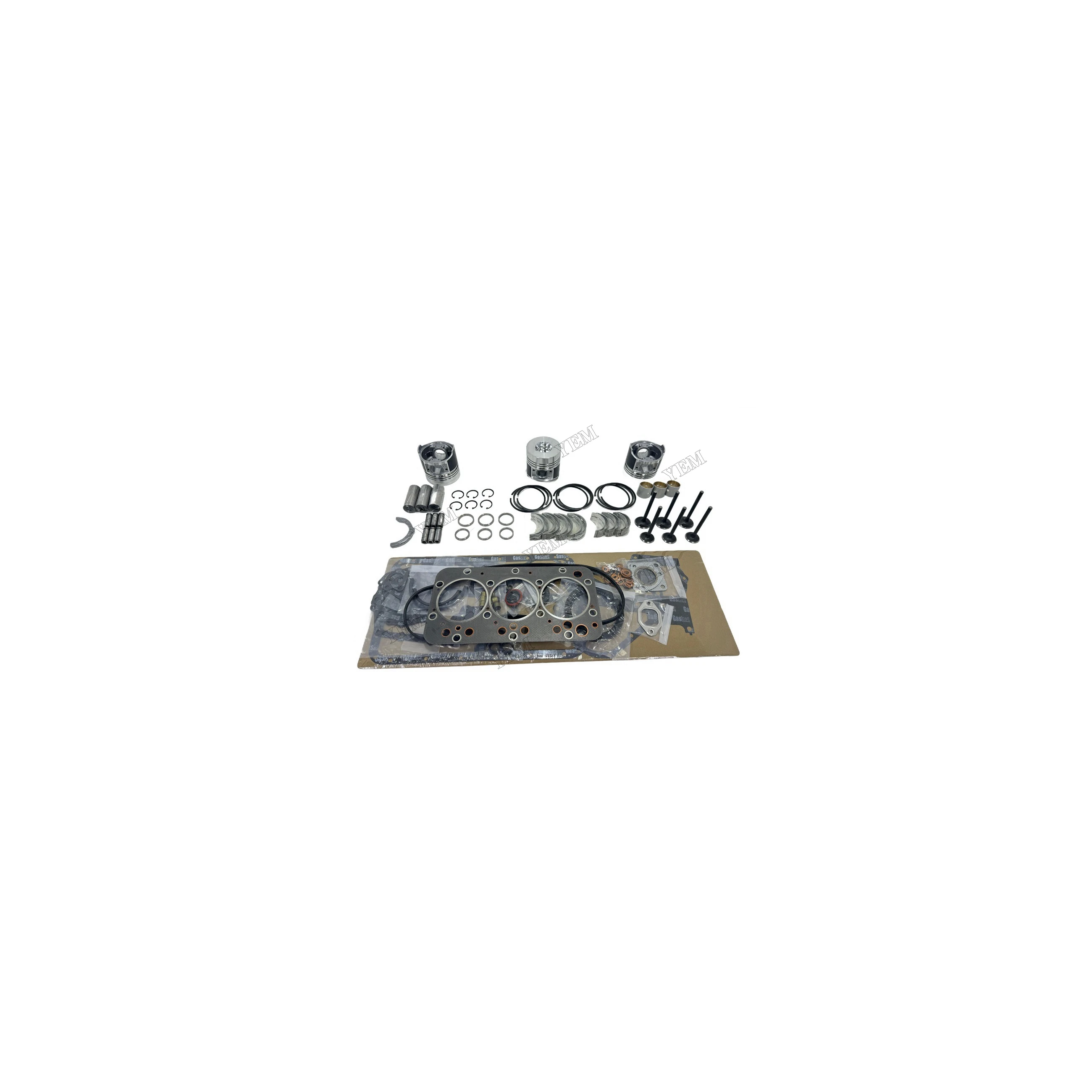 Replaces Overhaul Kit With Piston Rings Bearing Valves Full Gasket Set Suitable for Kubota D3200 OEM Engine Parts