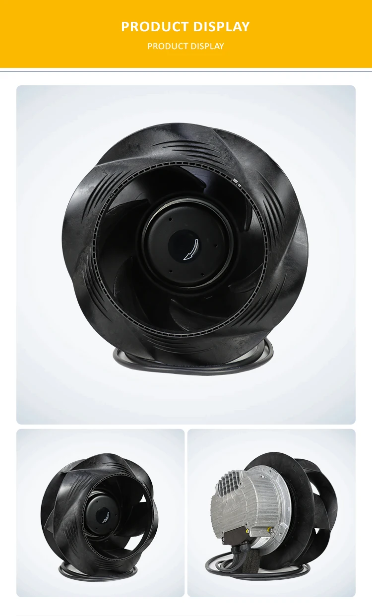 Centrifugal Fan, R3G250-PR17-W9/G01, 250mm, 400VAC, 1160W - detail 2