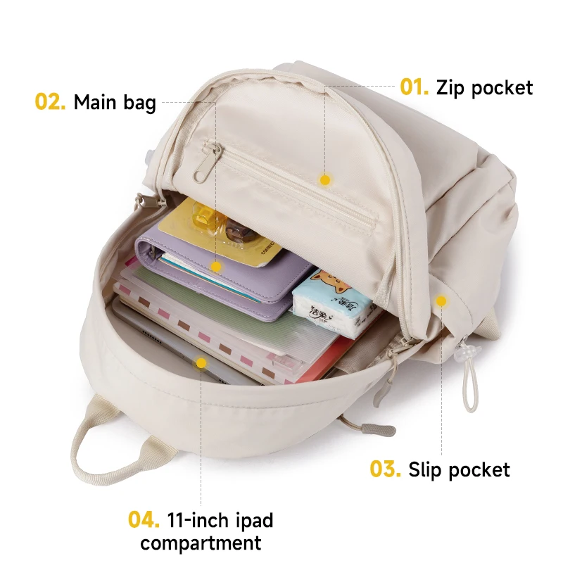 Mini Causal Student Backpack for Girl Small School Backpack Waterproof Custom logo Outdoor Sport Other Backpack Japanese Style