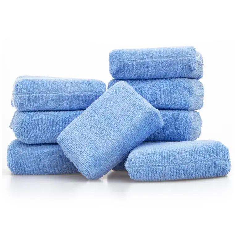 NBT Высококачественная Автомобильная ткань из микрофибры восковой блок нано-керамическое покрытие аппликатор для чистки губка