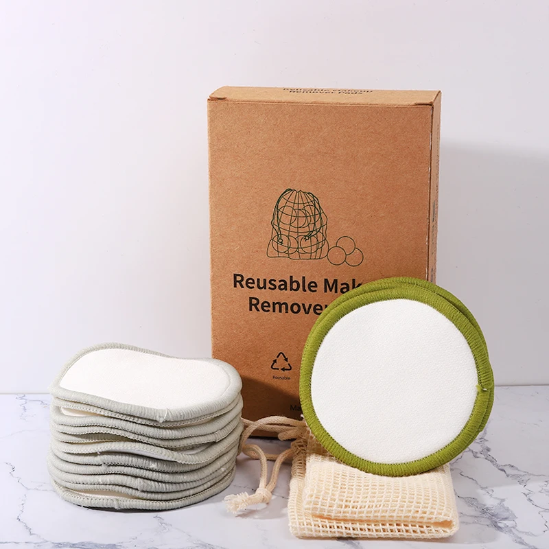 Hot Sale Reusable Makeup Rounds Washable Cleaning Facial Organic