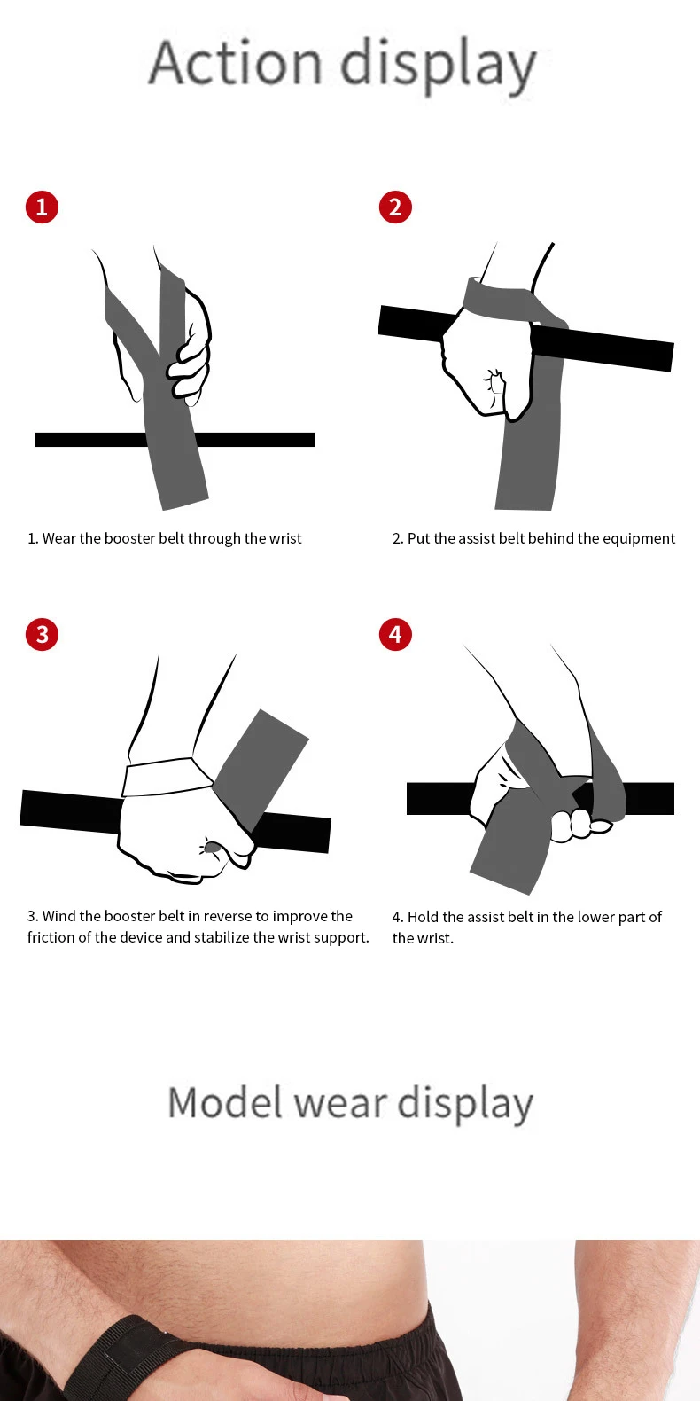 Cotton Power Weight Lifting Straps With Silicone Gym Deadlifting Wrist