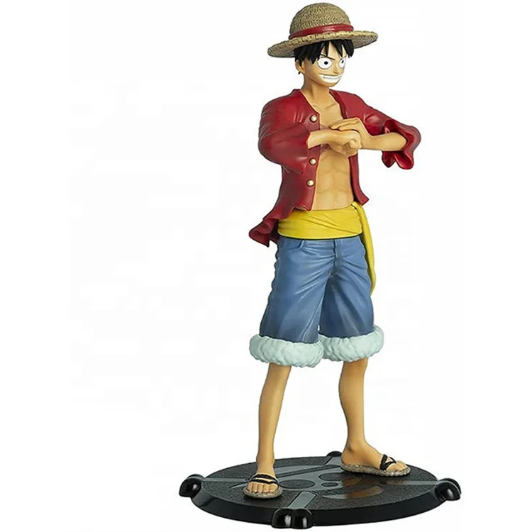 Customized PVC 1/6 1/12 Scale Japanese 3D Anime Figure Characters Luffy Model Gift Toys for Fans Collection