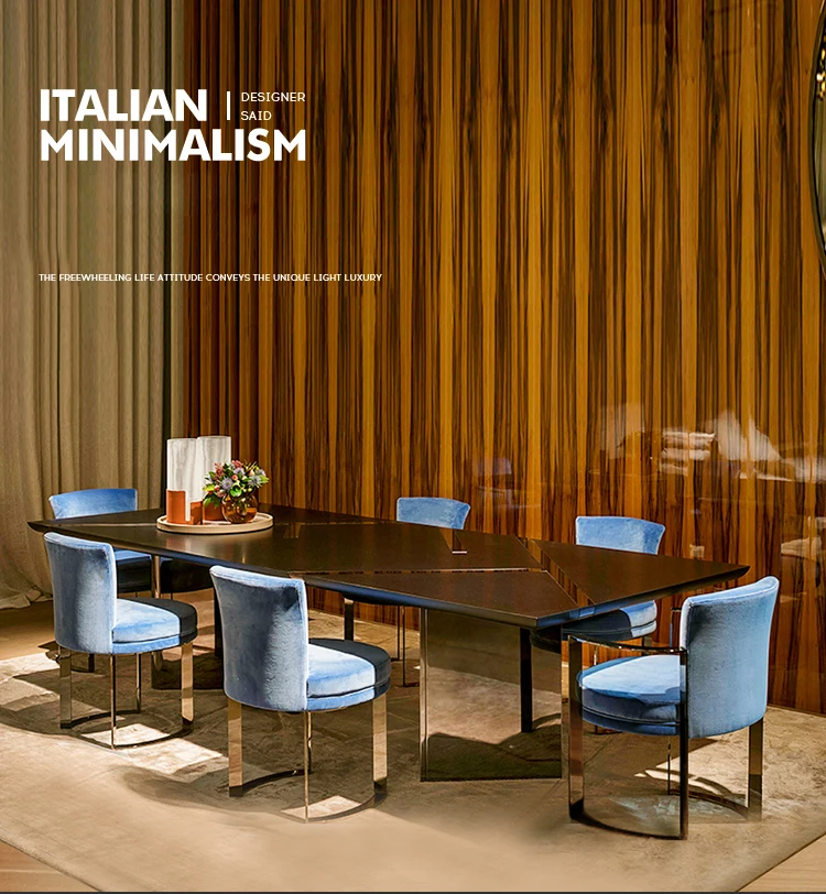 Nordic Solid Wood Island Dining Table Integrated Light Luxury Modern ...