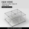 Table basse modulaire A5 Blanc laiteux