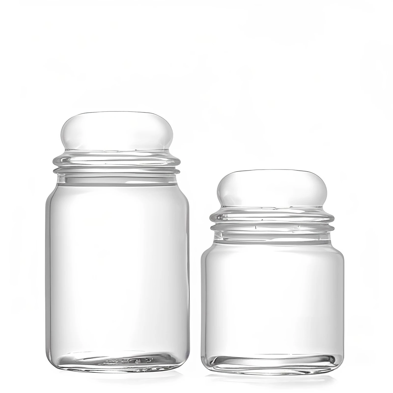 Kostenlose Probe 100 ml 500 ml 700 ml Lebensmittelbehälter aus Glas für die Küche