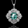 Para green pendant with chain