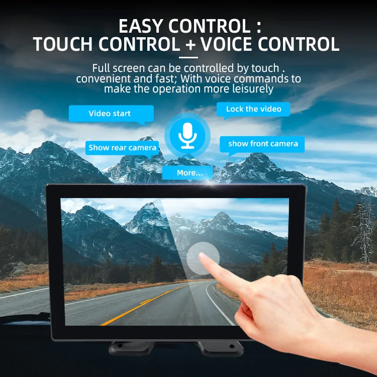 Wemaer ADAS AI Active Blind Spot Car Truck DVR Touch Screen Monitor Night Vision BSD 1080P 4CH Camera System manufacture