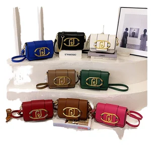 New Fashion Metal Buckle Ladies Bags High Quality Casual Women Square Underarm Messenger Bag Waterproof Chain Shoulder Bag