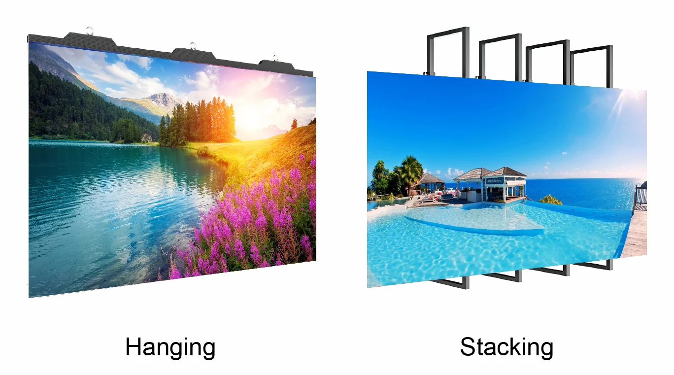 3840 Refresh Video Led Display Full Color Asynchronous Control