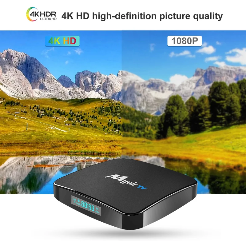 Allwinner H618 4K GYS  ATV Android 12 with Smart Tv Box 2GB 16GB Dual Wifi 5g Voice Box Set Top Box