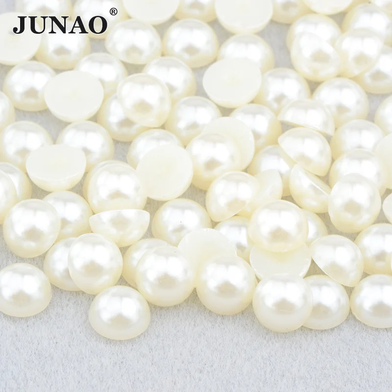 Wholesale 1.5mm half pearls Of Various Colors And Sizes 