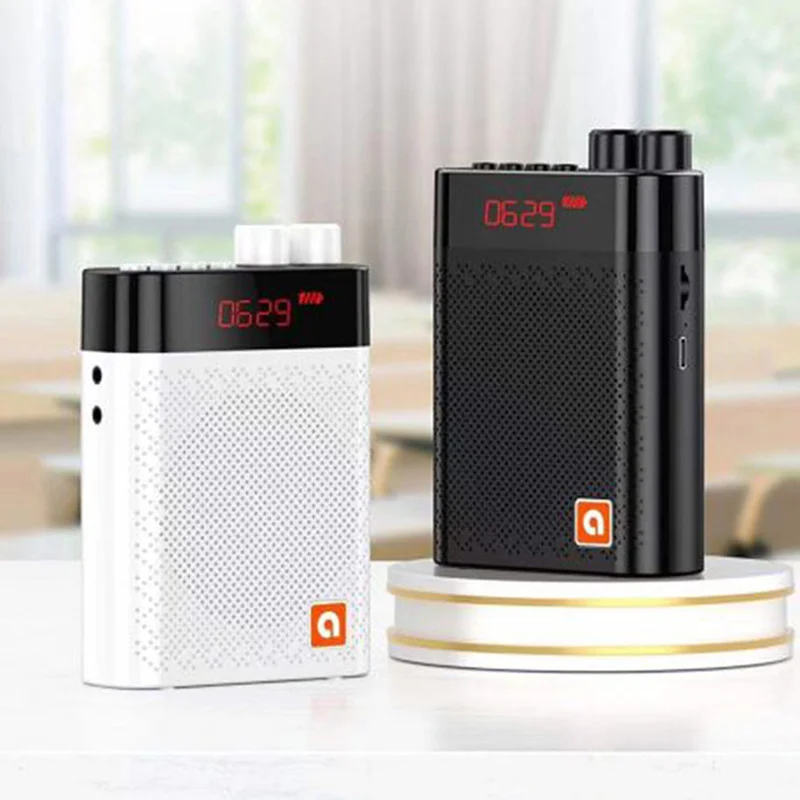 Беспроводной портативный обучающий усилитель, усилитель голоса с микрофоном для гида и портативного учителя