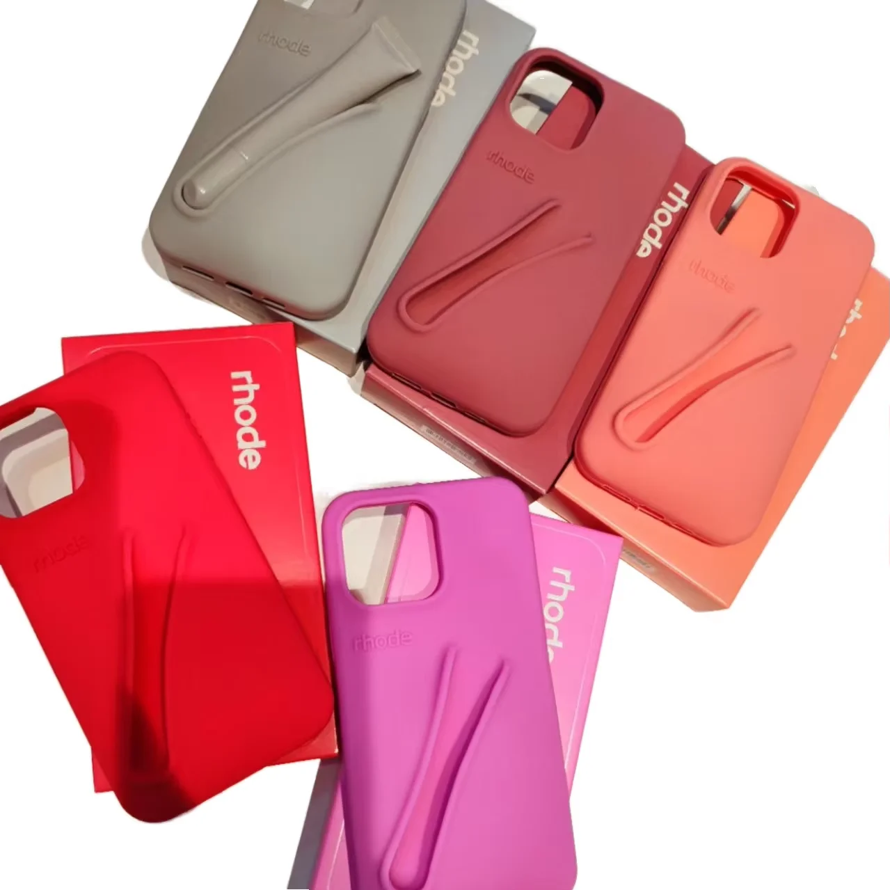 Luxury Shockproof Phone Case Set with Lip Gloss - OEM Logo