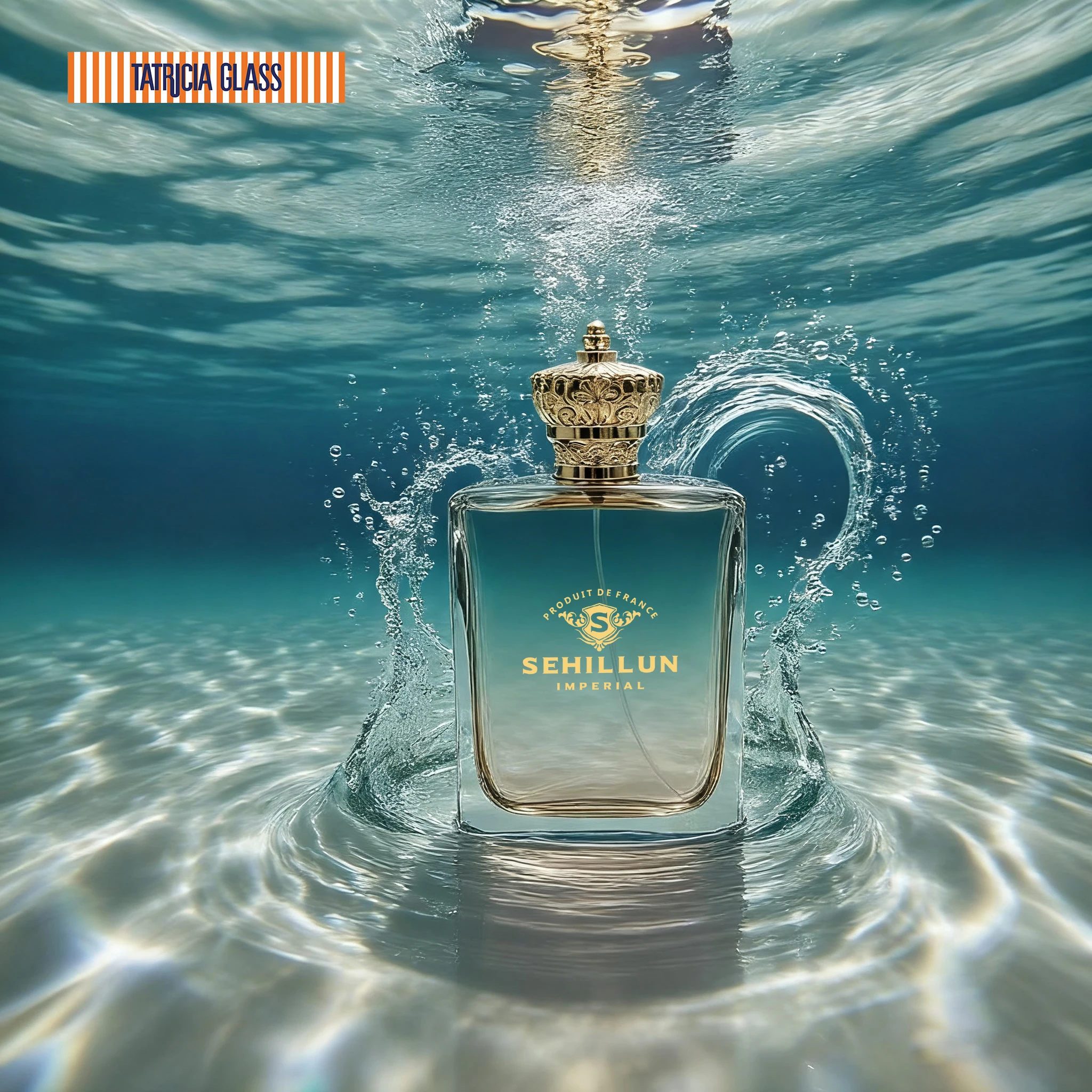 OEM ODM Wholesale Supplier 100ml Luxury Custom Niche Gradient Unique square Glass Empty Perfume Bottle with Box Packaging