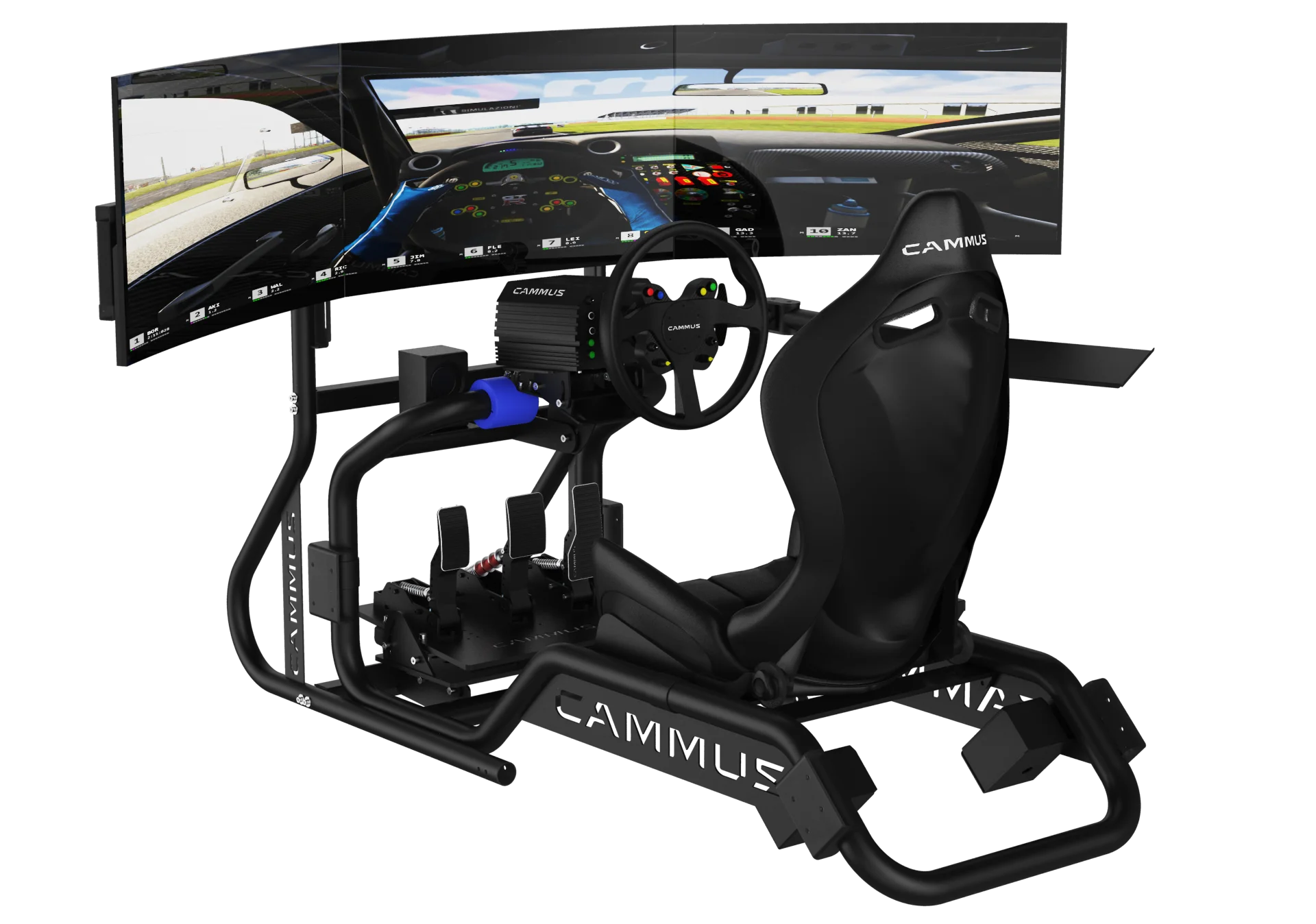 Cammus Racing Simulator Accessories Single And Triple Screen Sim Pc