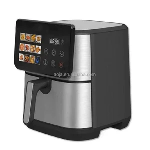 8l Hot Sale Kitchen Household Plastic Smart Air Fryer Home Use 2L 5l 6l 6.5l 7l 8l 9l Electric Digital  White air Fryer 1400w