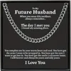 Necklace + Card Gift Black Box