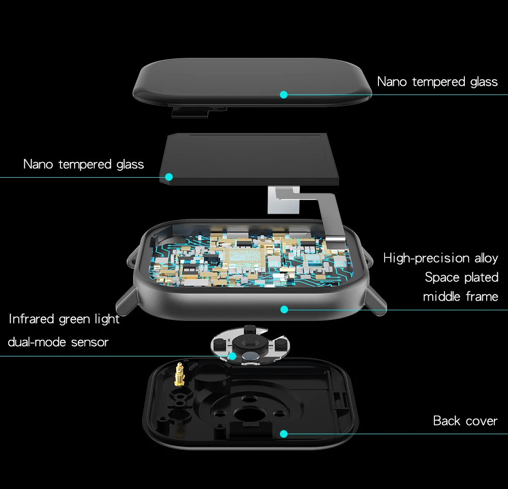Новый смарт-браслет для измерения температуры, фитнес-трекер для измерения артериального давления, смарт-браслет для измерения температуры