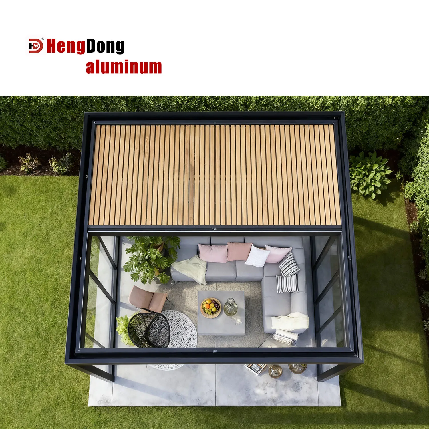 New Model Aluminum Design Winter Garden Free Standing Glass House Winter Garden Sunroom Pergola Winter Gardens and Glass House